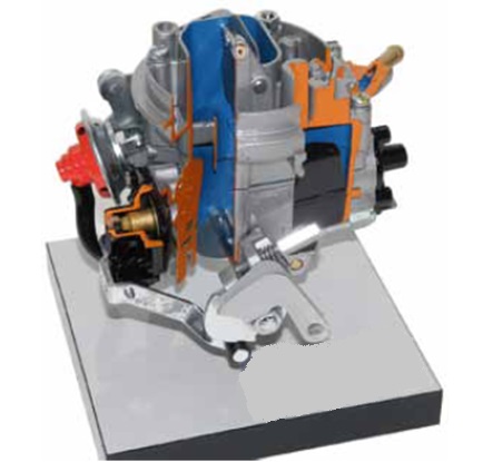 matériel pédagogique : Maquette pédagogique de carburateur simple corps en coupe