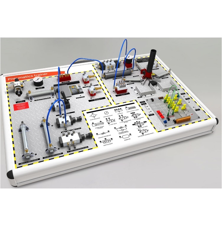 matériel pédagogique : Maquette didactique pneumatique et électropneumatique 