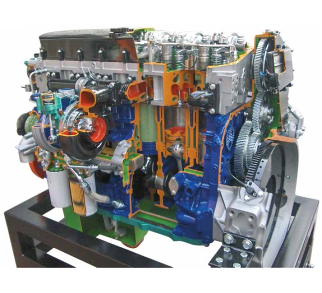 Le moteur diesel - scène 3D - Enseignement et apprentissage numériques  Mozaik