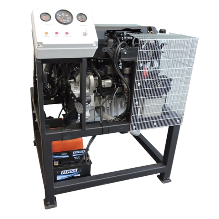 matériel pédagogique : Banc d'essai didactique de moteur fonctionnel turbo diesel 4 cylindres à injection directe
