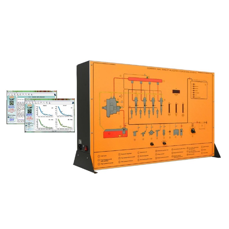 matériel pédagogique : Simulateur didactique d'un système d'injection directe Common-Rail pour moteur diesel 