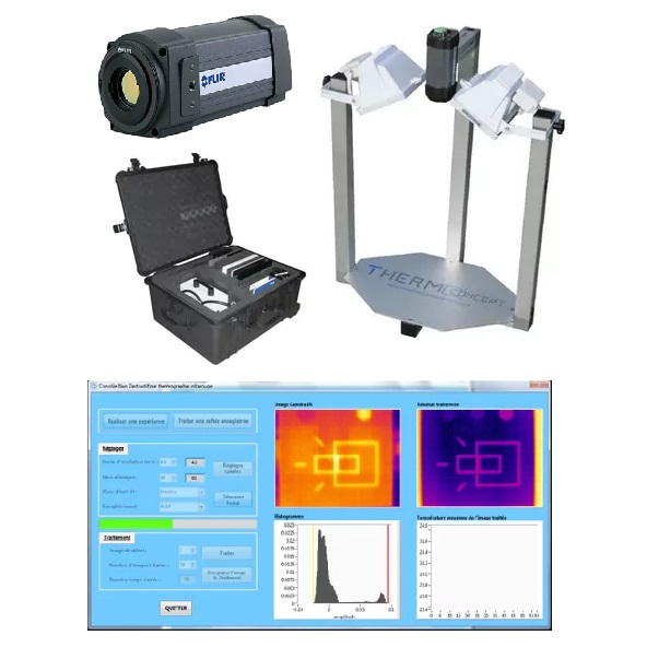 matériel pédagogique : Banc didactique de mesure par thermographie infrarouge