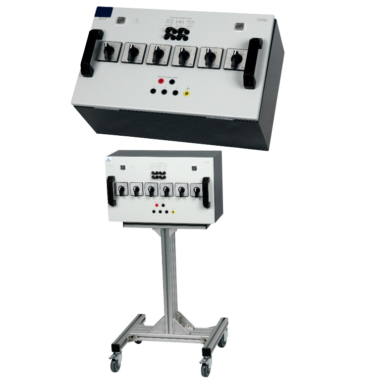 matériel pédagogique : Charges capacitives variables mono et triphasé