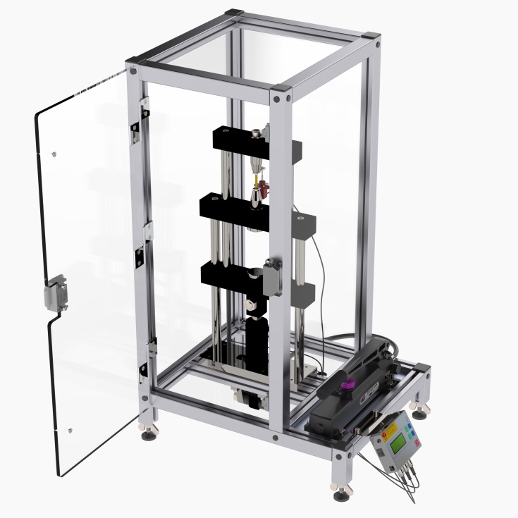 matériel pédagogique : Machine d'essai universelle pédagogique manuelle de table, 35 KN