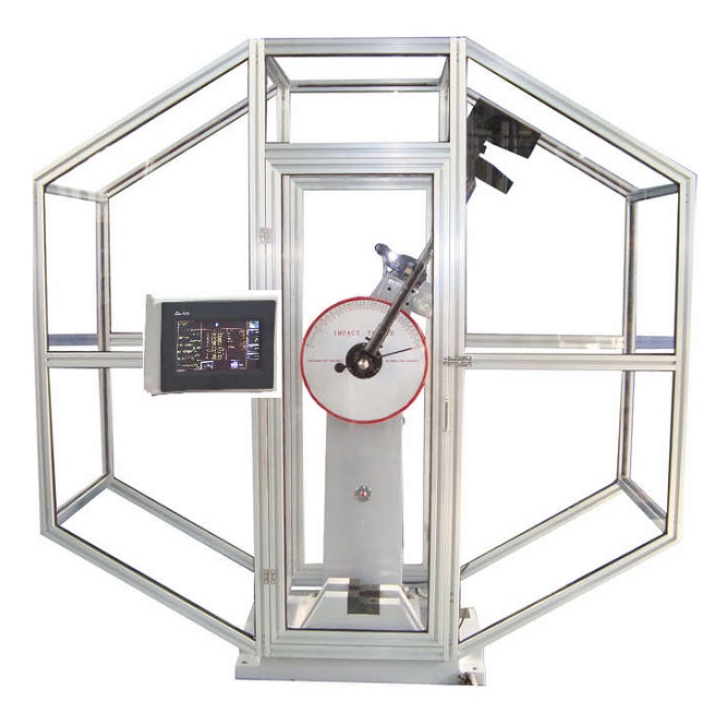 matériel pédagogique : MOUTON PENDULE 300J POUR ESSAIS CHARPY AVEC ECRAN TACTILE DE COMMANDE