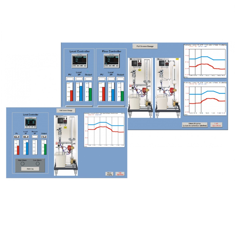 matériel pédagogique : Système de supervision pour bancs de régulation TE3300