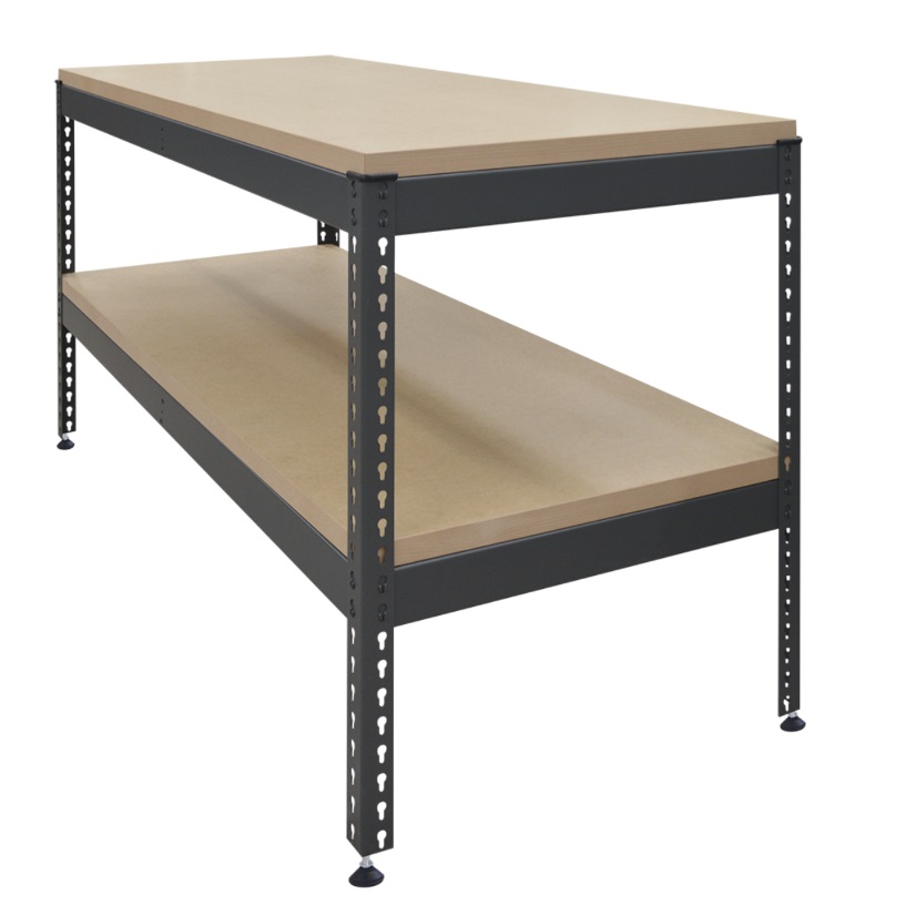 matériel pédagogique : Table support avec étagère pour travaux pratiques